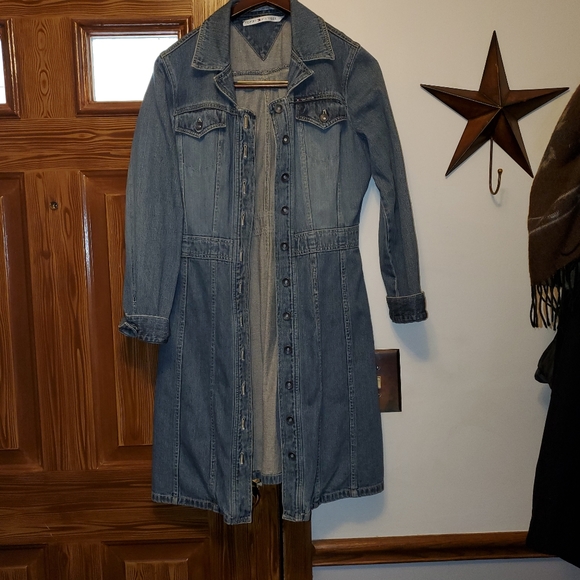 Vintage Tommy Hilfiger Jean Jacket/Duster - Picture 5 of 8